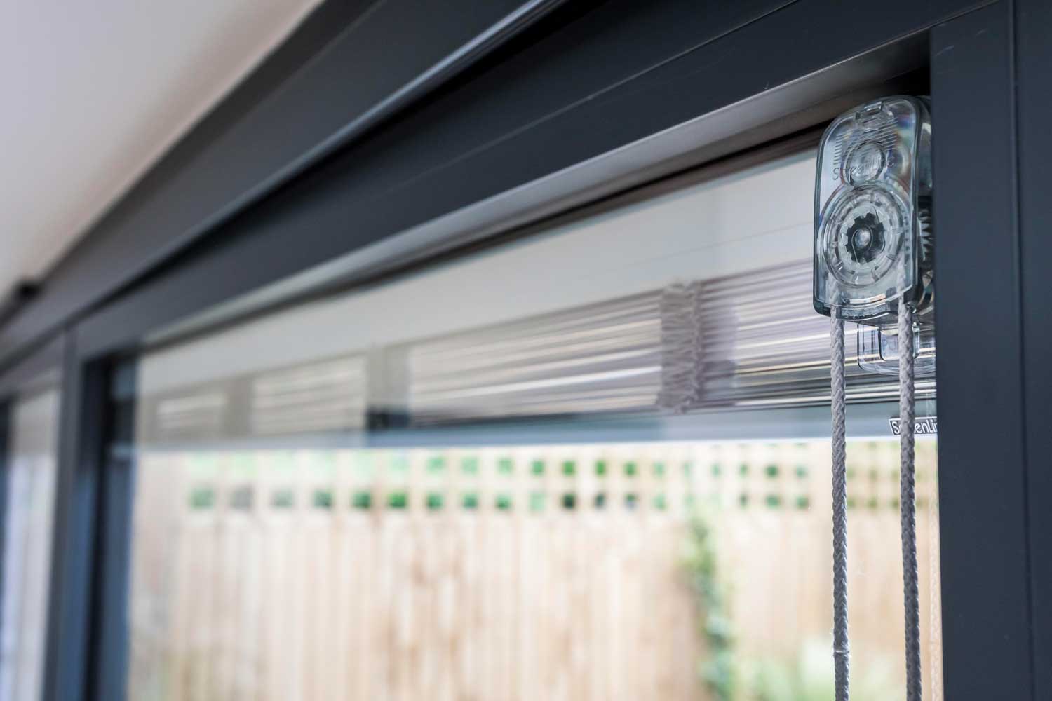 Blinds in Glass in Baldock: integral blind operating mechanism detail